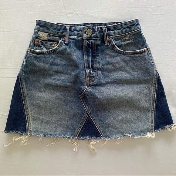 GRLFRND Eva A-Frame Gusset Skirt in Sir Duke - Picture 3 of 5